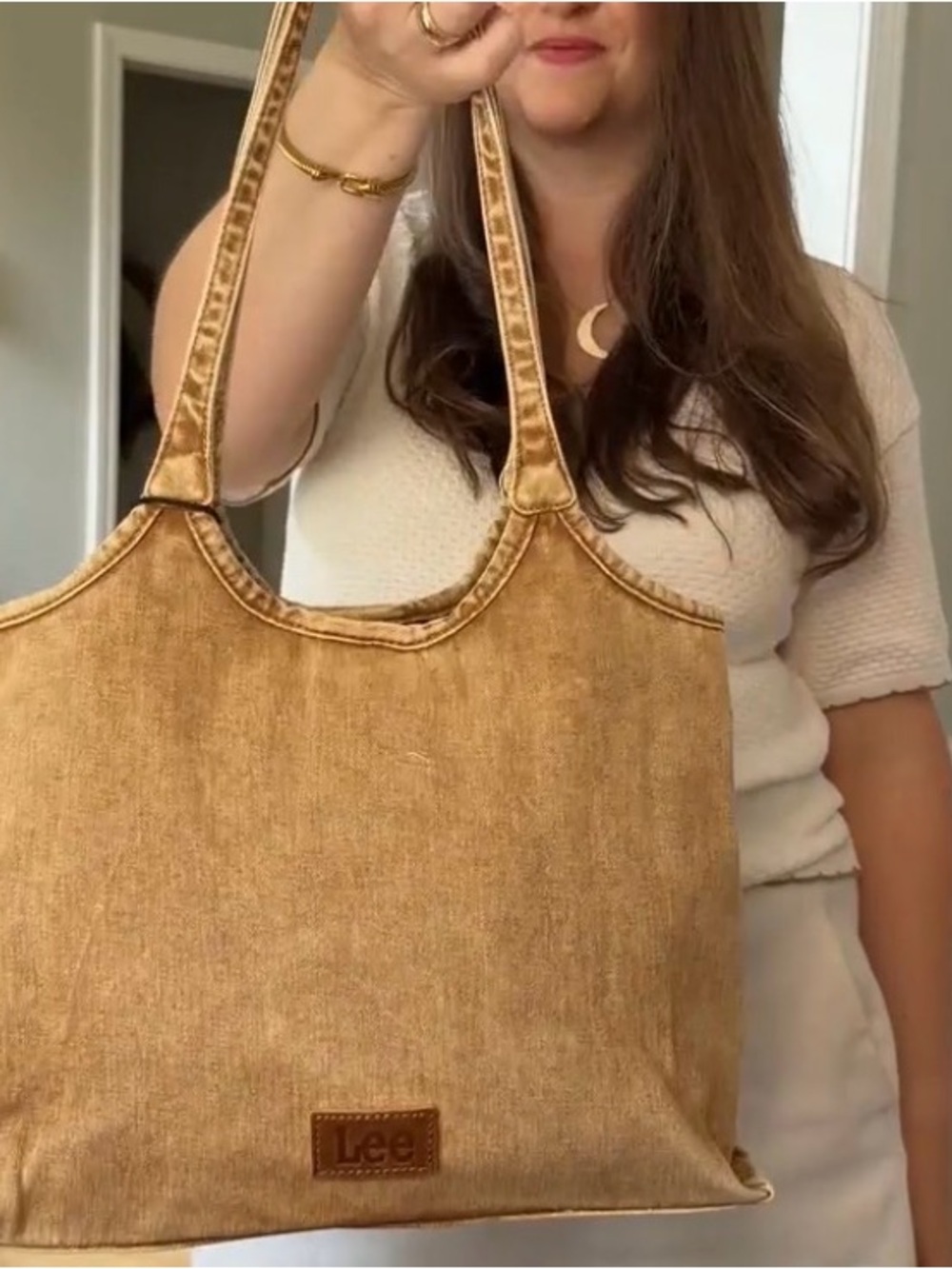 NWT Lee Denim Tote Bag